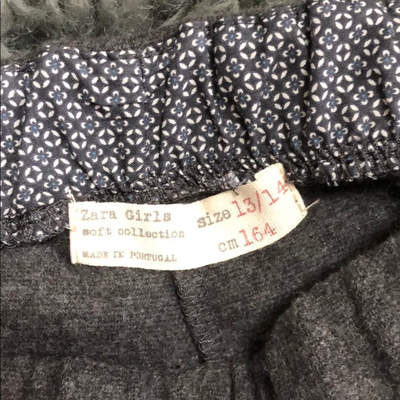 Zara soft collection girls pants with pockets - Picture 2 of 4